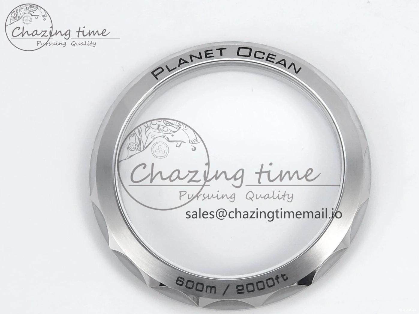 0216 Unisex Seamaster Planet Ocean 600M 43.5mm SS SCF 1:1 Best Edition Black Bezel Black Dial on Black Rubber Strap A8900 Super Clone 7664